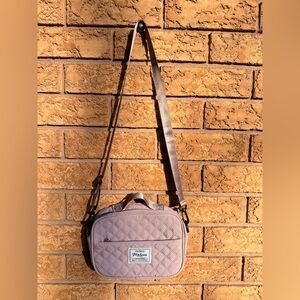 • 4/$25- Floless Quilted Crossbody Travel Bag